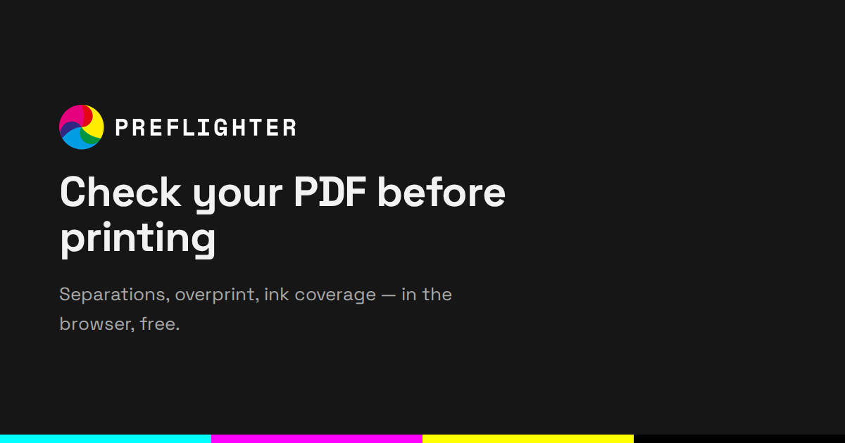 How to prepare a print-ready PDF — separations, bleed, overprint, TAC ...
